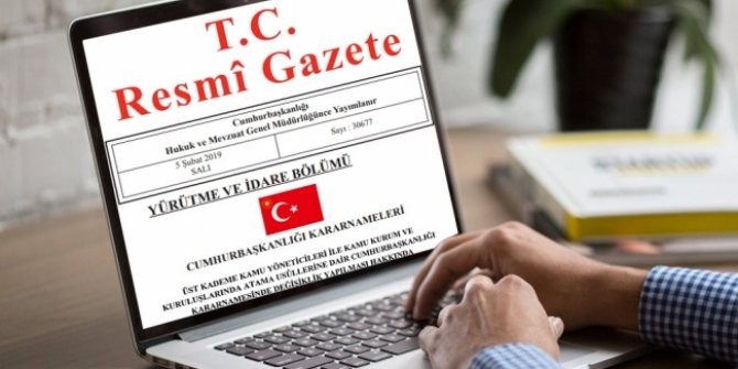 Resmi Gazete'de yayımlandı, Cumhurbaşkanı Erdoğan Yeni Atama kararlarını imzaladı
