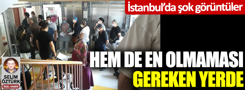 İstanbul'da şok görüntüler: Hem de en olmaması gereken yerde