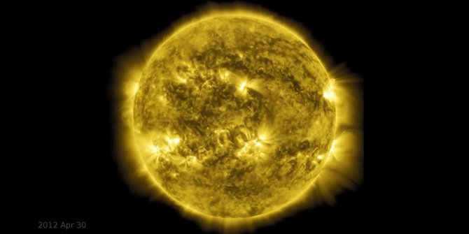 NASA, Güneş’in 10 yılını film yaptı