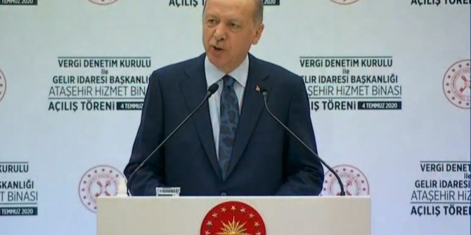 Cumhurbaşkanı Erdoğan, açılış töreninde konuştu