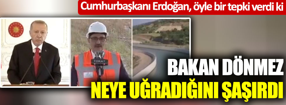 Cumhurbaşkanı Erdoğan, öyle bir tepki verdi ki… Bakan Dönmez neye uğradığını şaşırdı