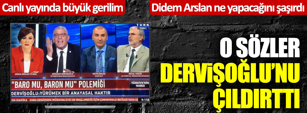 Müsavat Dervişoğlu ile Resul Tosun canlı yayında birbirine girdi!