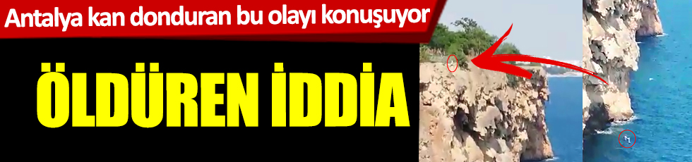 Antalya kan donduran bu olayı konuşuyor! Öldüren iddia