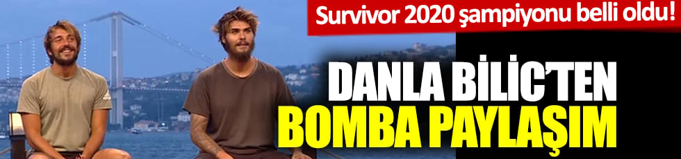 Survivor 2020 şampiyonu belli oldu! Yasin, Acun'u solladı! Danla Bilic'ten bomba paylaşım