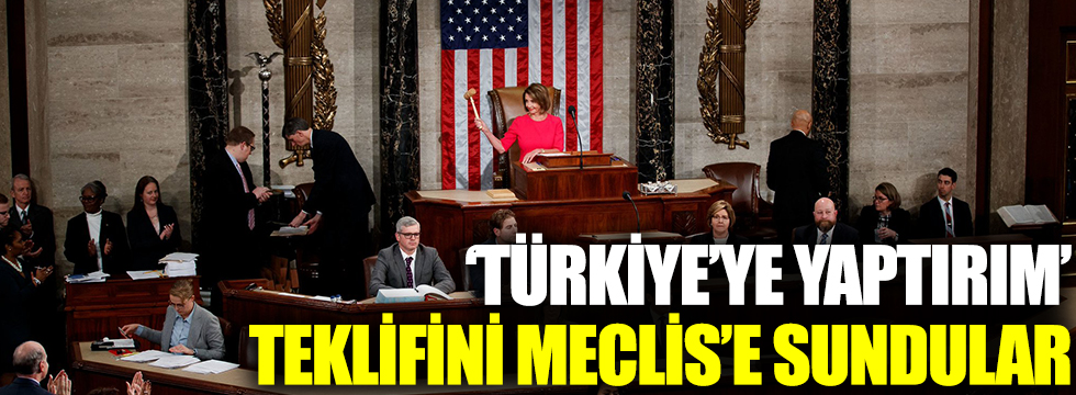 'Türkiye'ye yaptırım' teklifini Meclis'e sundular