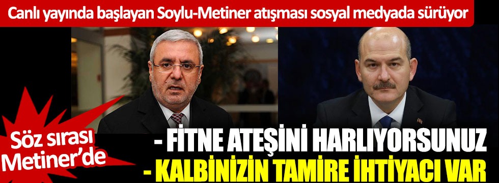 Mehmet Metiner'den Süleyman Soylu'ya olay yanıt: "Danışmanlarınız ve trollerinizle partiye zarar veriyorsunuz"