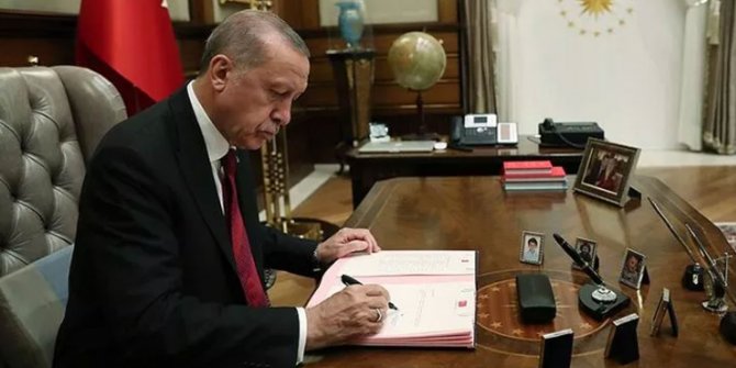 Erdoğan'ın imzası var Resmi Gazetede yayımlandı