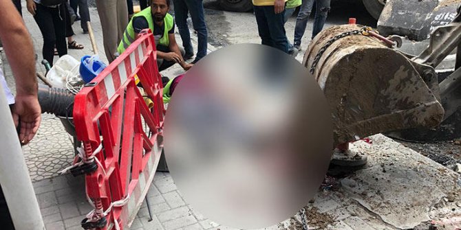 Bakırköy'de arıza yapan iş makinesinin kepçesi altında kalan işçi hayatını kaybetti