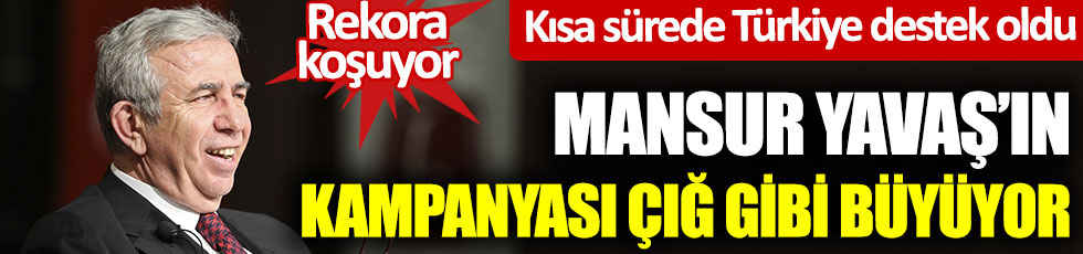Mansur Yavaş’ın Kurban Bayramı kampanyası çığ gibi büyüyor… Kısa sürede Türkiye destek oldu… Rekora koşuyor