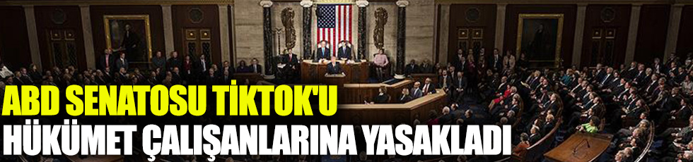 ABD Senatosu TikTok'u hükümet çalışanlarına yasakladı
