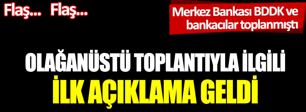 Merkez Bankası BDDK ve bankacılar toplanmıştı: Bankalar Birliği’nden kritik toplantıyla ilgili açıklama geldi