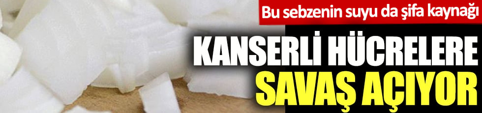 Bu sebzenin suyu da şifa kaynağı! Kanserli hücrelere savaş açıyor