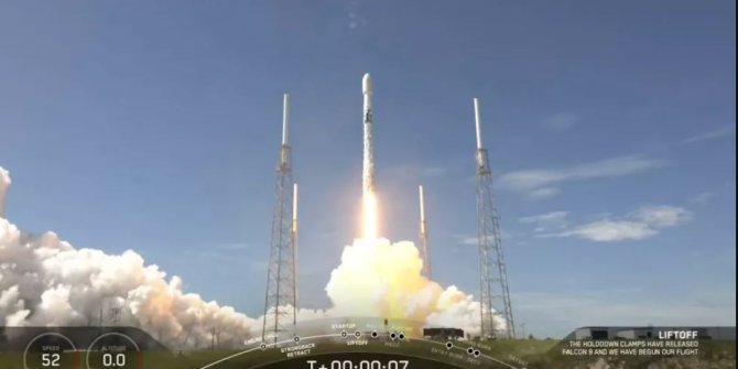 SpaceX, 58 Starlink uydusunu daha uzaya gönderdi