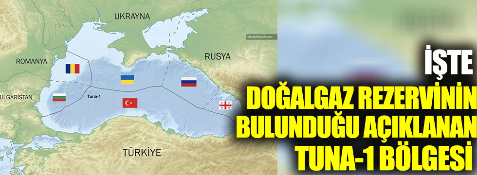 İşte doğalgaz rezervinin bulunduğu açıklanan Tuna-1 bölgesi