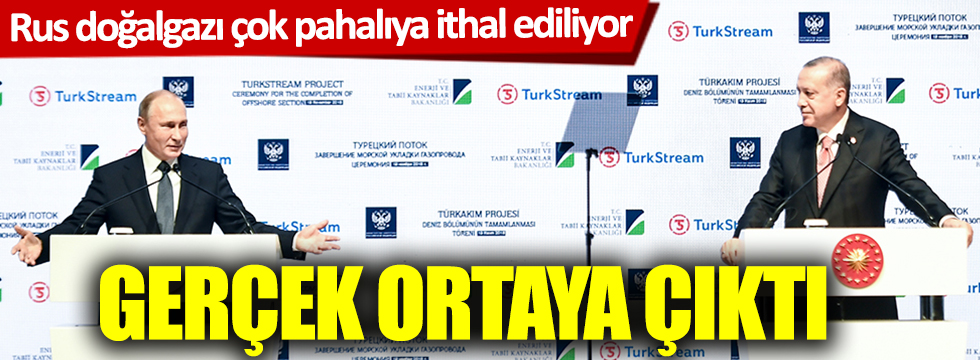 Rus doğalgazı çok pahalıya ithal ediliyor! Gerçek ortaya çıktı