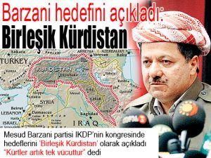 Barzani hedefini açıkladı: Birleşik Kürdistan