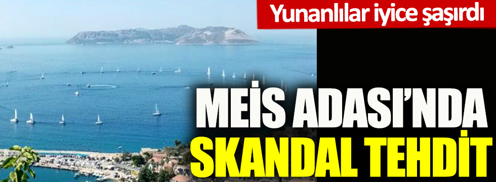 Yunanlılar iyice şaşırdı! Meis Adası'nda skandal tehdit! Fahrettin Altun paylaştı