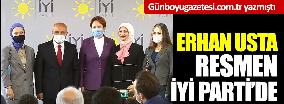 Erhan Usta resmen İYİ Parti'de: Rozetini Meral Akşener taktı