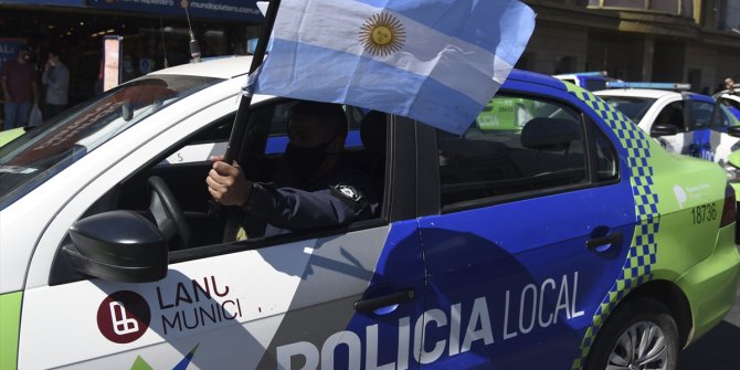 Arjantin'de polislerin 'zam' protestosu