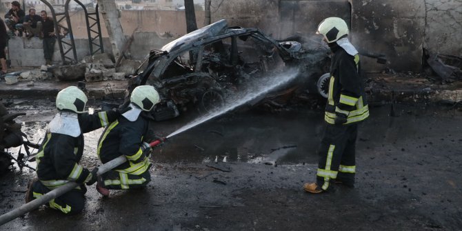 Afrin’de bombalı araçla saldırı: 3 ölü,14 yaralı