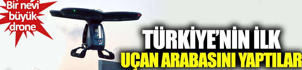Türkiye'nin ilk uçan arabası Cezeri havalandı