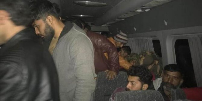 Ankara'da 32 kaçak göçmen yakalandı