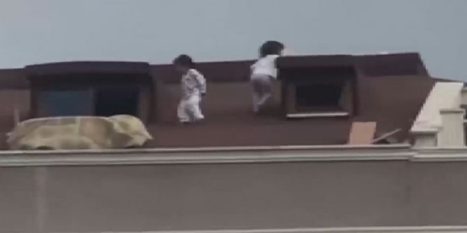Çatı camından firar ettiler, biri 2 diğeri 3 yaşında, bu nasıl aile