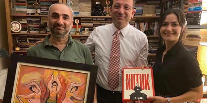 İBB Başkanı Ekrem İmamoğlu’ndan Şeyda-İsmail Saymaz çiftine ziyaret
