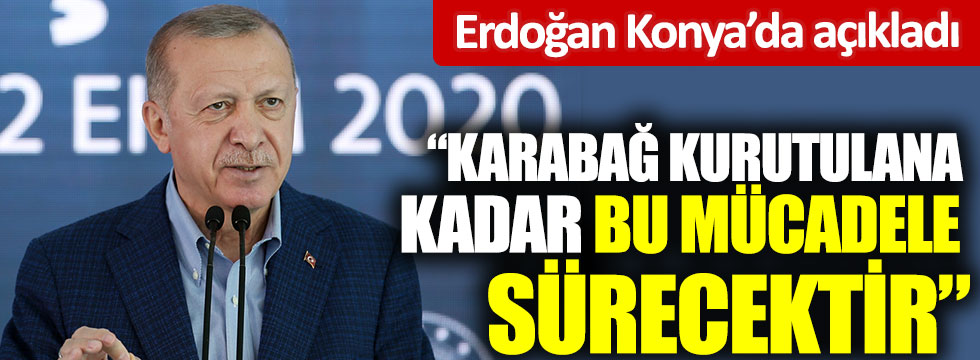 Cumhurbaşkanı Erdoğan Konya Şehir Hastanesi’nin açılışında konuştu