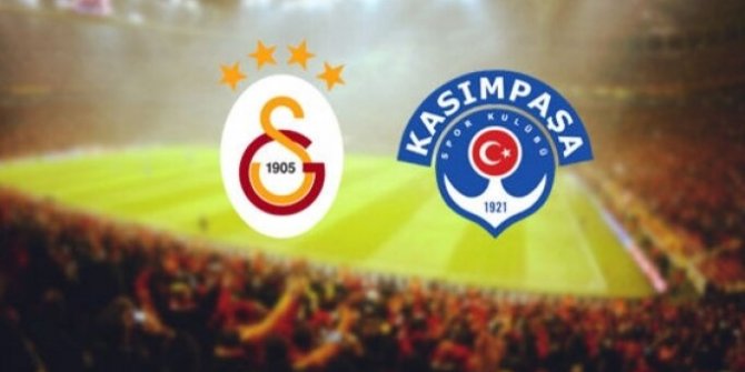 Kasımpaşa-Galatasaray maçının ilk 11'leri