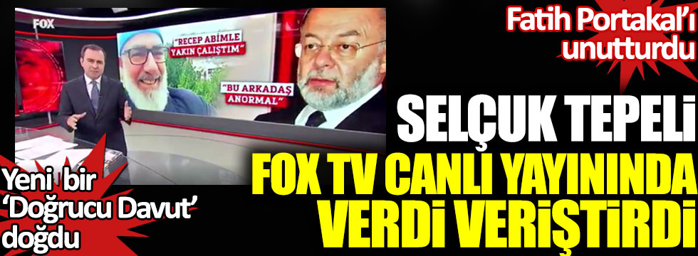 Selçuk Tepeli Fox TV canlı yayınında verdi veriştirdi, Fatih Portakal’ı unutturdu!