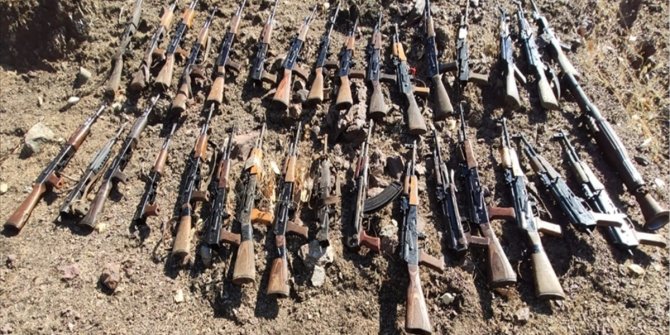 MSB açıkladı: PKK'ya ait çok sayıda silah ve mühimmat ele geçirildi