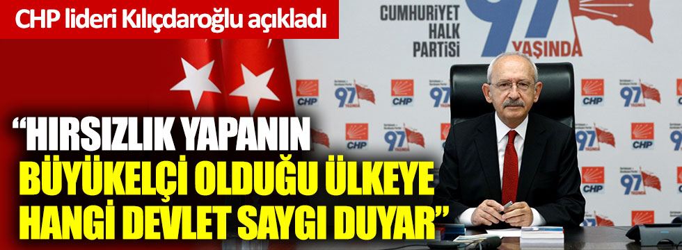 CHP lideri Kılıçdaroğlu proje tanıtımında açıkladı