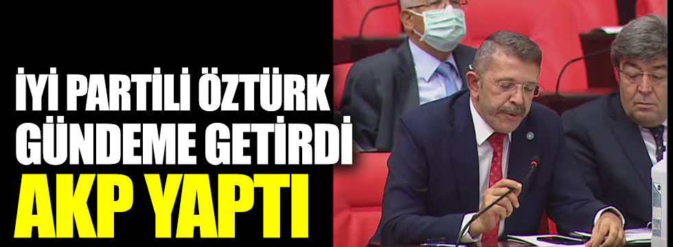 İYİ Partili Yasin Öztürk gündeme getirdi AKP yaptı Vakıflar Genel Müdürlüğü kiralarına erteleme