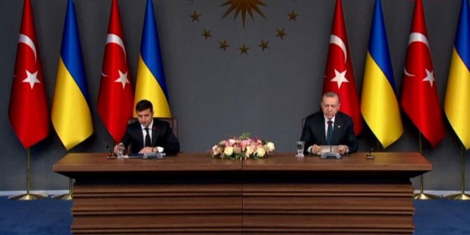 Erdoğan ve Zelenski'den ortak basın toplantısı