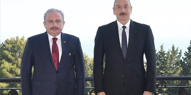 Şentop, Azerbaycan’da Aliyev ile görüştü
