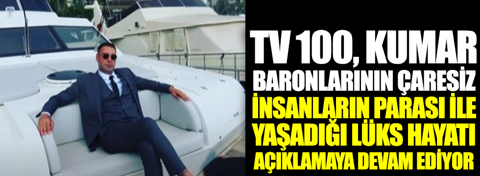 TV 100, kumar çeteleriyle ilgili yeni iddialar yayınladı