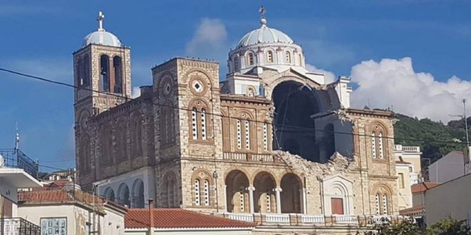 Deprem Sisam adasını da vurdu. 2 ölü