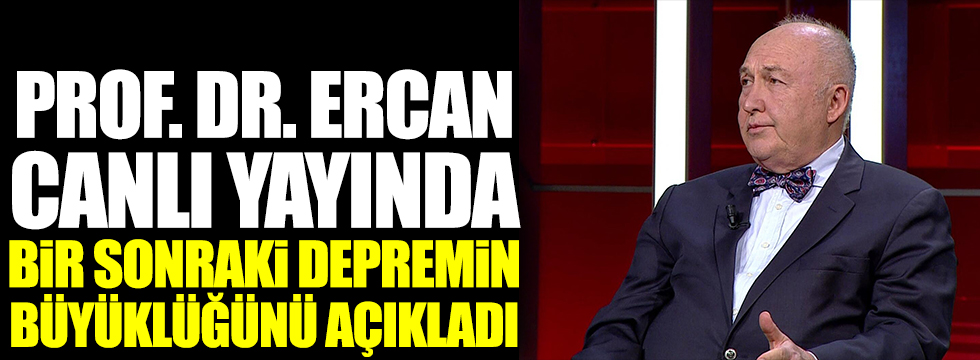 Prof. Dr. Ahmet Ercan canlı yayında Ege'de bir sonraki depremin büyüklüğünü açıkladı