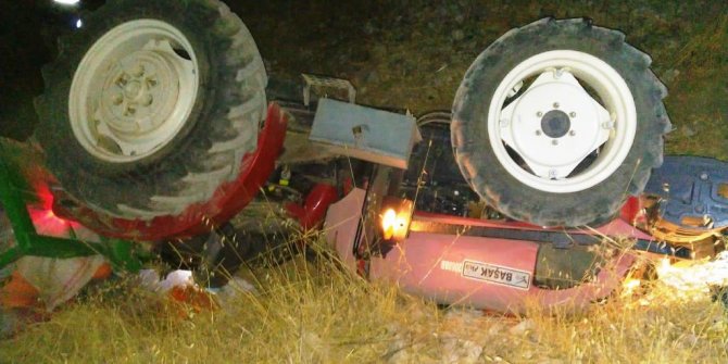 Adıyaman'da feci kaza. Traktörün altında kalan çift öldü