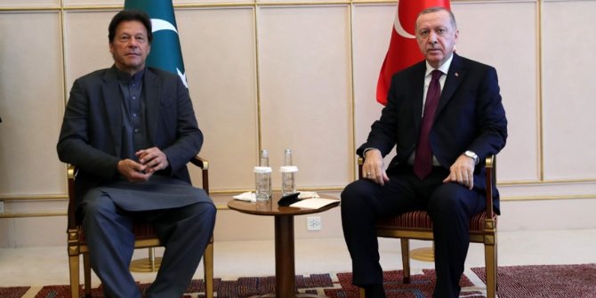 Cumhurbaşkanı Erdoğan ve Pakistan Başbakanı Han görüştü