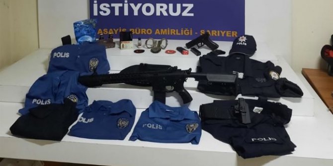 Polis üniforması giyen dolandırıcı yakalandı