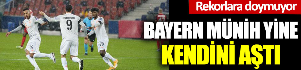 Bayern Münih yine kendini aştı. Rekorlara doymuyor