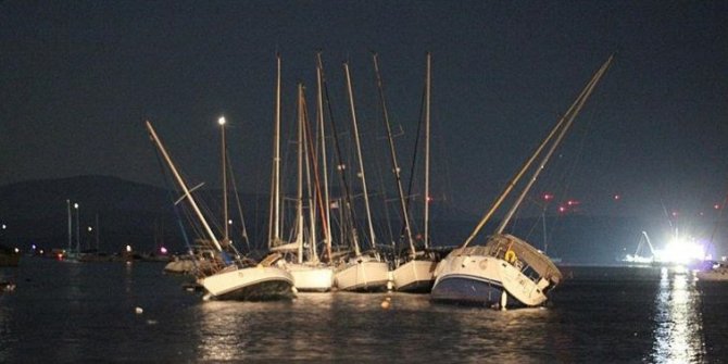 İzmir'deki tsunaminin bilançosunu Sahil Güvenlik Komutanlığı açıkladı