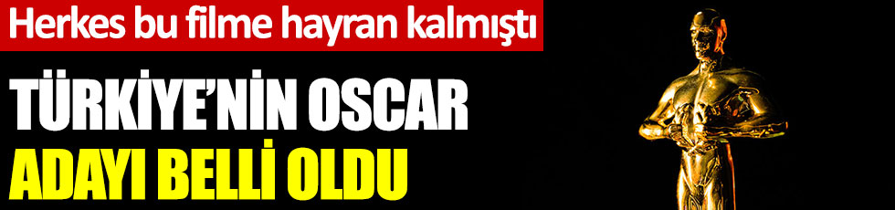 Türkiye'nin Oscar adayı belli oldu. Herkes bu filme hayran kalmıştı