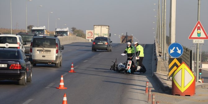 Mesaiye yetişmeye çalışan kadın motosiklet çarpması sonucu öldü