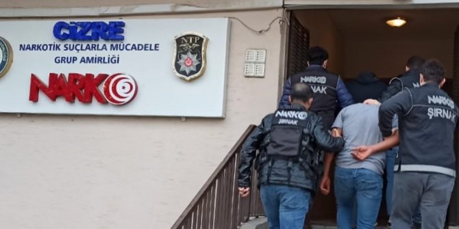 Şırnak'ta uyuşturucu satıcılarına operasyon: 4 gözaltı