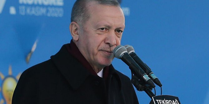 Erdoğan, Tekirdağ İl Kongresi'nde konuştu