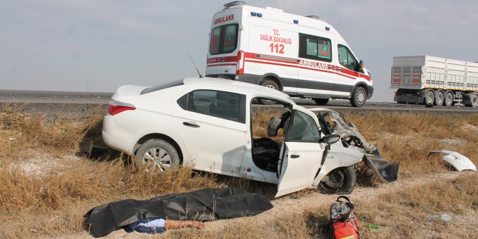 Aksaray'da otomobil ve TIR çarpıştı:1 ölü