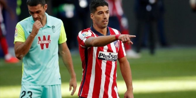 Atletico Madrid'in Uruguaylı forveti Luis Suarez korona virüse yakalandı
